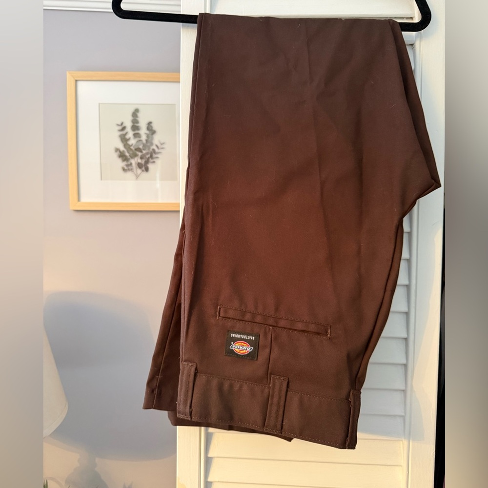 Dickies Men’s Dark Brown Skateboard Pants